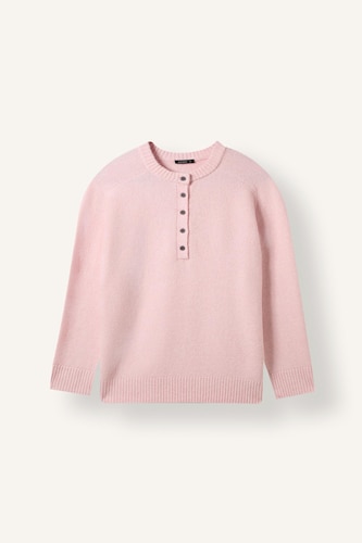Relaxed Fit Wool Blend Knitted Tunic