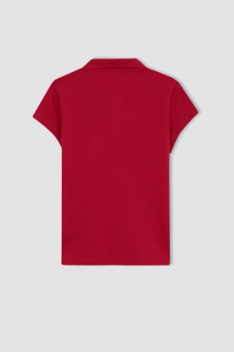 Plain red shirt outlet for girls