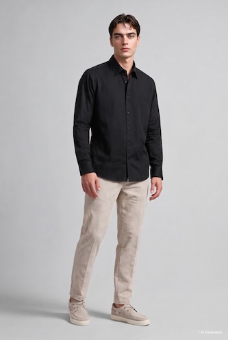 Regular Fit Cotton Long Sleeve Shirt