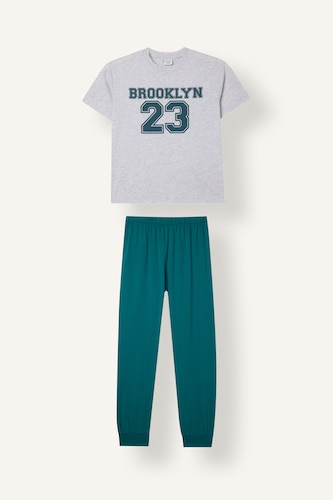 Ensemble Pyjama T-shirt imprimé et Pantalon de survêtement pour garçon