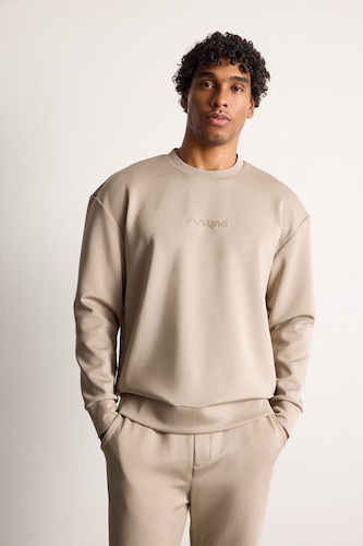 Boxy Fit Scuba Fabric Sweatshirt