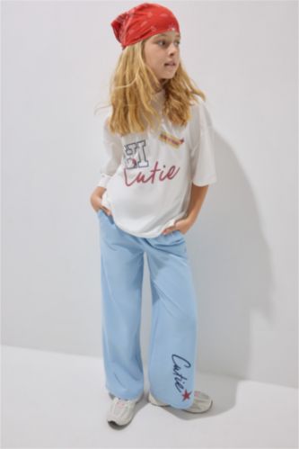 Girls & Teens Ecru 2 piece Regular Fit Set