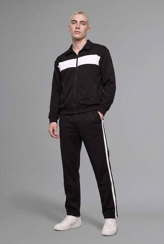 MAN Black Relax Fit Trousers