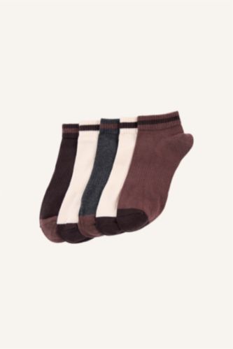 Men Karma 5 Piece Cotton Short Socks