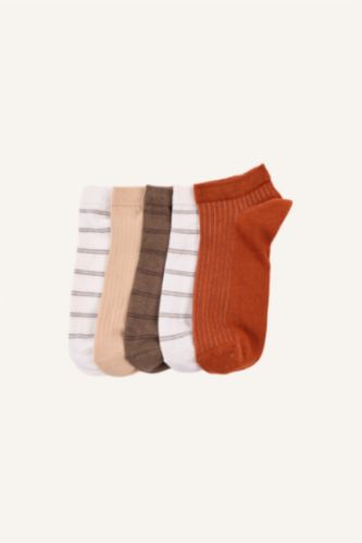 Men Karma 5 Piece Cotton Short Socks