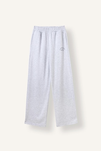 Straight Fit Printed Thick Fabric Sweatpants