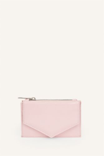 Women Light Pink Woman Faux Leather Wallets