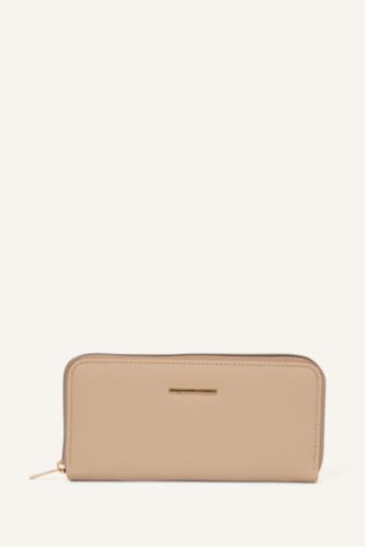 WOMAN Beige Woman Faux Leather Wallets