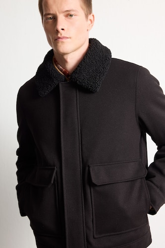 Men Black Puffer Jacket
