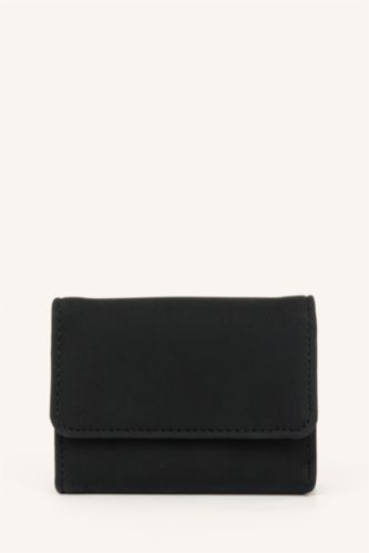 Women Black Faux Leather Wallet