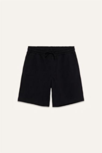 Erkek Siyah Regular Fit Şort