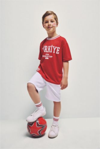 Young Boys - Teen Boys Red Short Sleeve T-Shirt