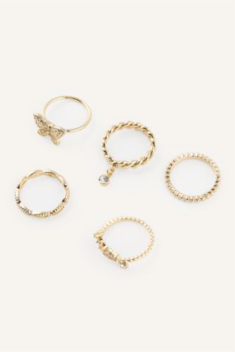 Women Altın 6 piece Ring