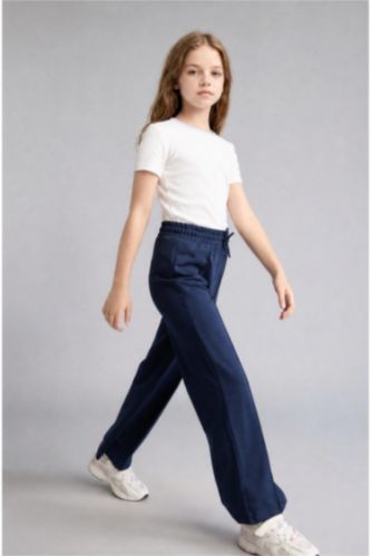 Young Girls - Teen Girls NAVY Wide Leg Trousers