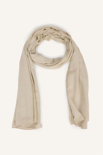 Woman Light Beige Woman Scarf