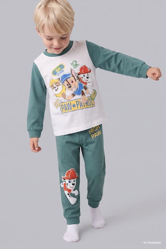 Baby Boy Green سيت بجامة ولادي من باو باترول - قطعتين
