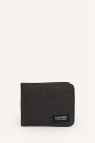 Men Black Melange Man Wallets
