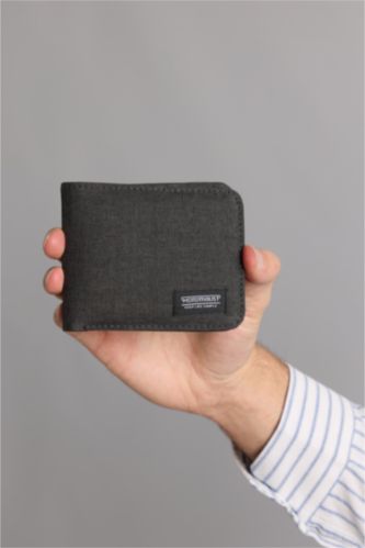 Men Black Melange Man Wallets