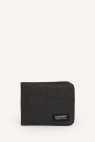 Men Black Melange Man Wallets