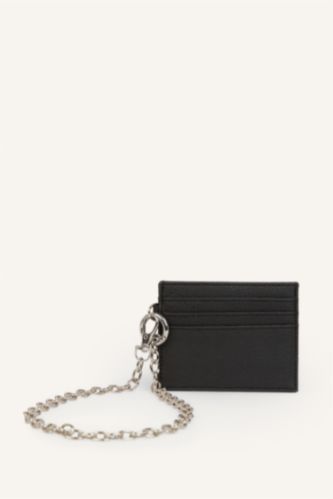 Men Black Man Business Card Wallet