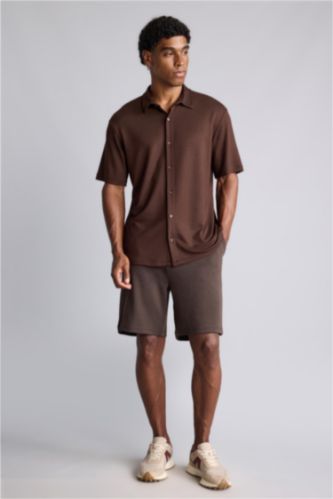 Men Brown Standard Fit