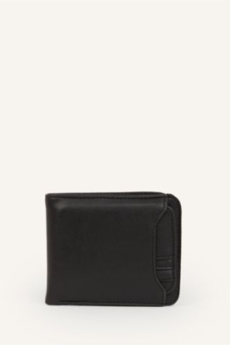 MAN Black Man Faux Leather Wallets