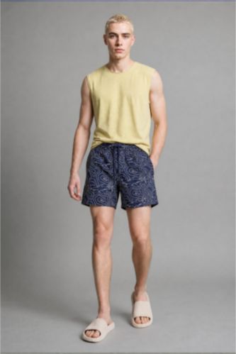 Man NAVY Swim Shorts