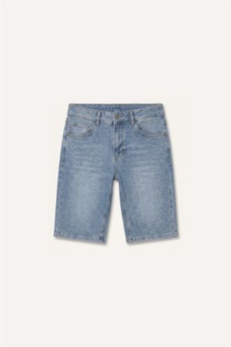 Men Light Blue Slim Fit