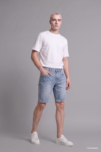 Man Light Blue Slim Fit