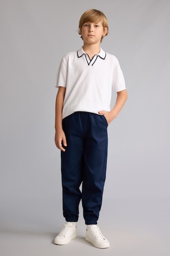 Erkek Çocuk - Genç Erkek Lacivert Lastikli Paça Jogger Eşofman Altı Erkek Çocuk