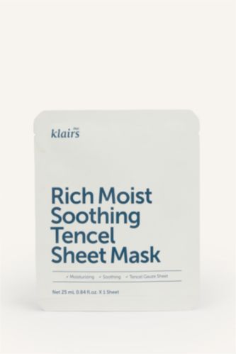 Kadın Beyaz Dear Klairs Klairs Rich Yoğun Nemlendirici Kağıt Maske