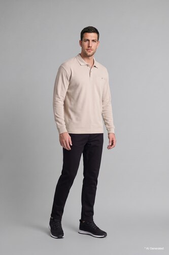 Men Stone Regular Fit Sweatshirt