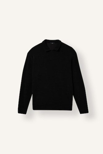 Col Polo Manche Longue Sweat- Shirt