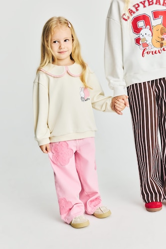 BABY GIRL Ecru Baby Girl Miffy Regular Fit Heavyweight Sweatshirt