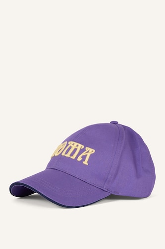 Girl Embroidered Cotton Baseball Cap