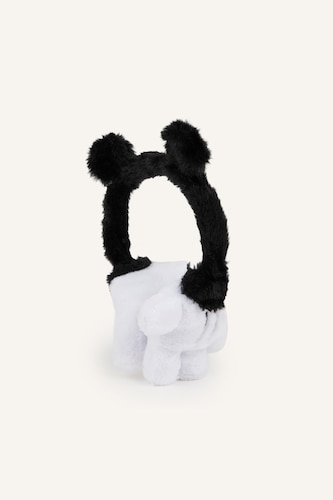 Erkek Çocuk - Genç Erkek Siyah Disney Mickey Peluş Kulaklık Erkek Çocuk