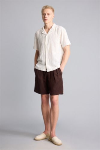 Men Brown Baggy Fit