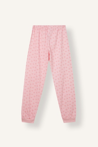 Girl 100% Cotton Printed Long Sleeve Top Long Bottom Pyjama Set