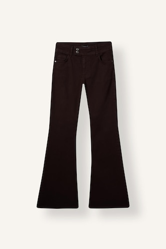 Flare Gabardine Trousers