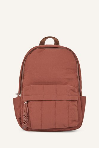 Woman Brown Backpack