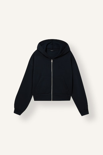 Regular Fit Hooded Thick Basic Sweatshirt