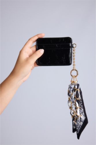 Woman Black Woman Business Card Wallet