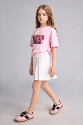 Girls & Teens White تنورة بناتي