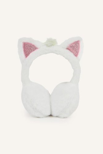 Young Girls - Teen Girls Ecru Girl Earmuff