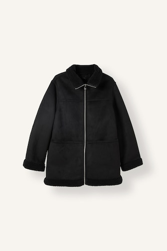 стандартного кроя на молнии Куртка из искусственной кожи