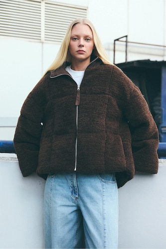 Zipper Puffer Jacket