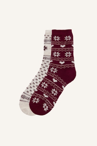 Women Karma 2 piece Winter Socks