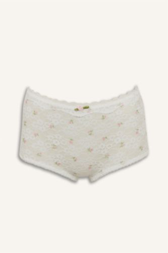 Women Light Pink Lace