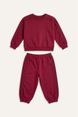 Kız Bebek Fuşya Regular Fit 2'li Takım Kız Bebek