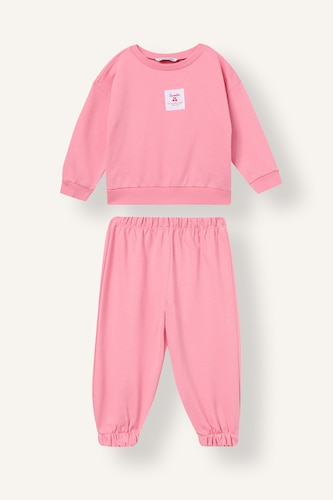 Baby Girl 100% Cotton Long Sleeve Top and Bottom 2-Piece Set